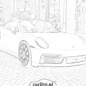 Hier een Gratis Kleurplaat Porsche 911 gespot carlive carspot
