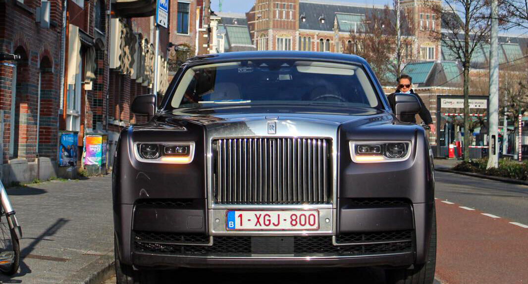 Rolls Royce Phantom gespot Amsterdam Zuid