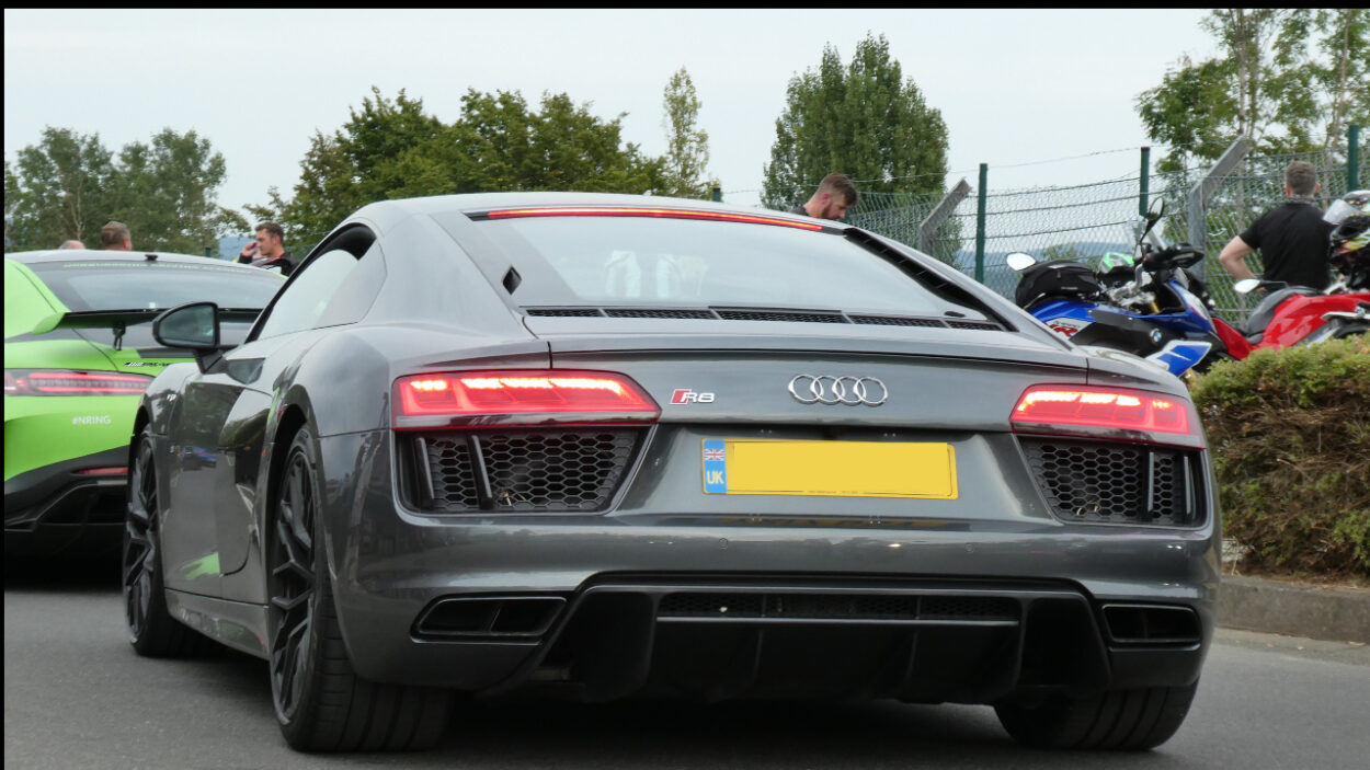 Audi R8 op de Nordschleife