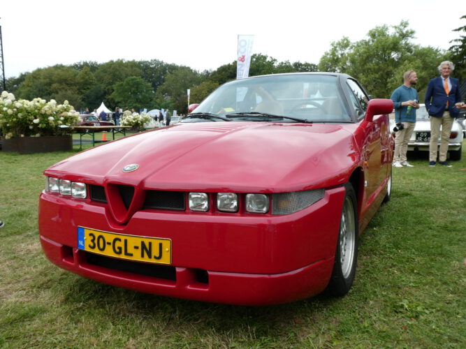 Alfa Romeo SZ tijdens concours de elegance 2024