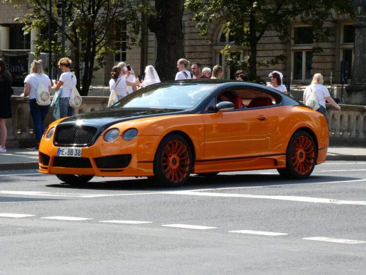 Bentley Coupé in speciale kleur