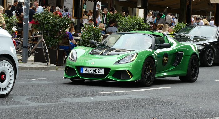 Carspot video van Gifgroene Lotus Exige S